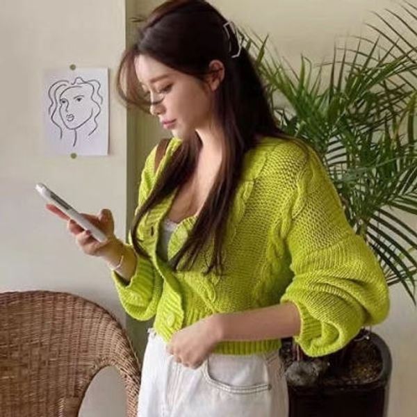 sxqbg knitting winter women's korean twist cardigan v-neck short slim autumn coat sweater sweater 2020 small coat h3z1s, White;black
sxqbg knitting winter women's korean twist cardigan v-neck short slim autumn coat sweater sweater 2020 small coat h3z1s, White;black