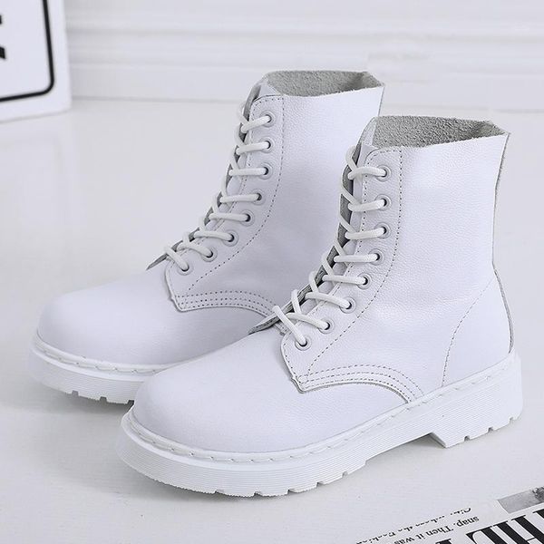 boots genuine leather white women ankle for autumn winter fashion shoes motorcycle botas mujer1, Black
boots genuine leather white women ankle for autumn winter fashion shoes motorcycle botas mujer1, Black