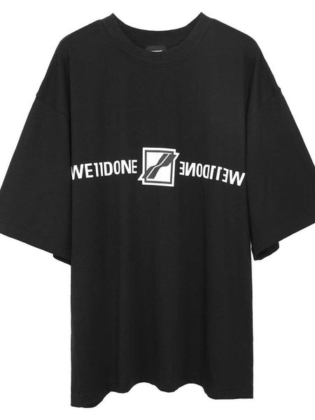 men's t-shirts we11done mirror letter printing short sleeve tee men's and women's loose cotton t-shirt korean casual, White;black
men's t-shirts we11done mirror letter printing short sleeve tee men's and women's loose cotton t-shirt korean casual, White;black