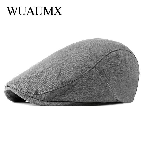 wuaumx simple berets hats men women solid black gray newsboy caps summer visors herringbone cap duckbill ivy flat caps, Blue;gray
wuaumx simple berets hats men women solid black gray newsboy caps summer visors herringbone cap duckbill ivy flat caps, Blue;gray