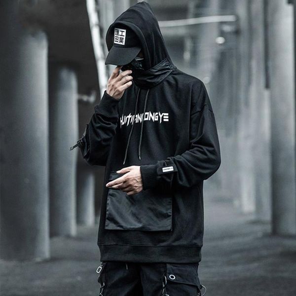 hoodie men japanese dark tactical patchwork streetwear hoodie sweatshirt man cotton pullover outwear, Black
hoodie men japanese dark tactical patchwork streetwear hoodie sweatshirt man cotton pullover outwear, Black