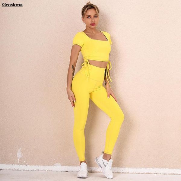 yoga outfits high waist leggings+short t shirt women suits fitness gym 2 piece set outdoor sports running clothes tracksuit femme, White;red
yoga outfits high waist leggings+short t shirt women suits fitness gym 2 piece set outdoor sports running clothes tracksuit femme, White;red