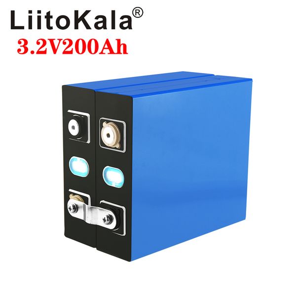 2 liitokala 3.2v 200ah lifepo4 lithium batteries, blue outer membrane, with busbar nuts
2 liitokala 3.2v 200ah lifepo4 lithium batteries, blue outer membrane, with busbar nuts