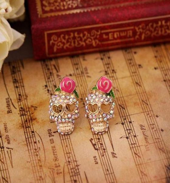 cute pink rose rhinestone skeleton skull ear studs earrings women fashion exaggerated personality trend ear jewelry wmtncw bdesybag, Bronze;silver
cute pink rose rhinestone skeleton skull ear studs earrings women fashion exaggerated personality trend ear jewelry wmtncw bdesybag, Bronze;silver