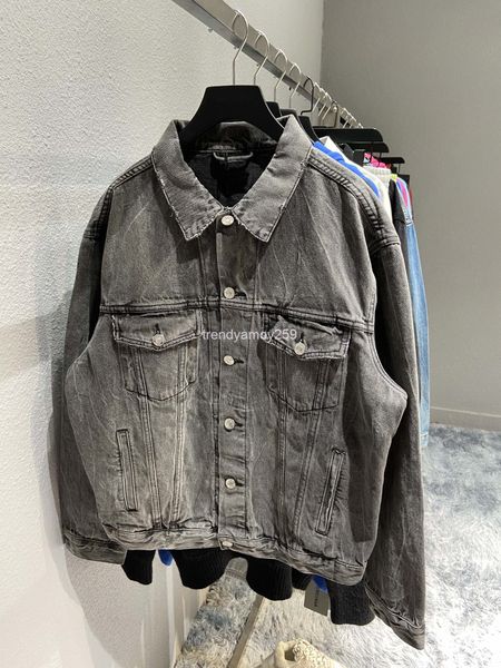 women's jackets autumn and winter high version b home embroidery heavy industry loose jacket fashion br men's women's same de, Black;brown
women's jackets autumn and winter high version b home embroidery heavy industry loose jacket fashion br men's women's same de, Black;brown