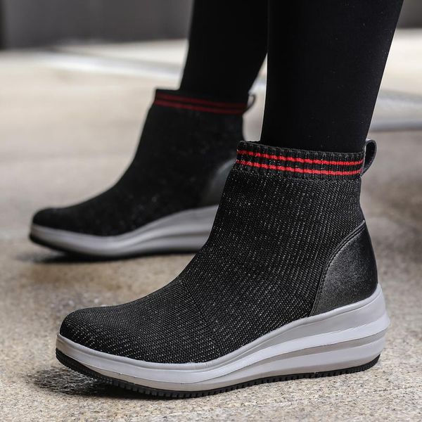 boots women's winter fluff lining cozy middle calf lace-up white sock shoes waterproof casual snow, Black
boots women's winter fluff lining cozy middle calf lace-up white sock shoes waterproof casual snow, Black