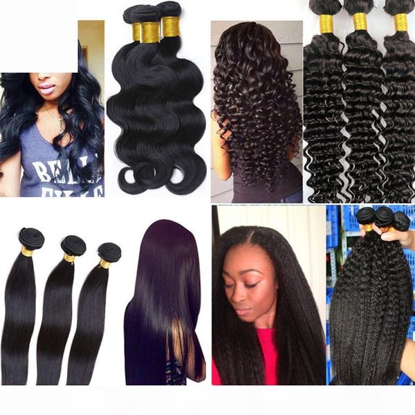 brazilian hair wefts virgin human hair weaves bundles unprocessed 8-34inch indian peruvian malaysian mongolian mink human hair extensions, Black
brazilian hair wefts virgin human hair weaves bundles unprocessed 8-34inch indian peruvian malaysian mongolian mink human hair extensions, Black