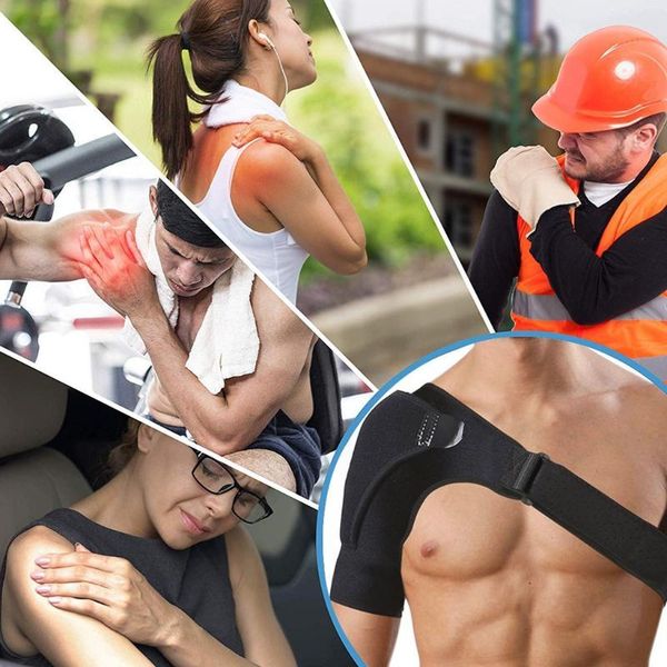 men women shoulder brace with pressure pad compression support fitness yoga daily shapers body shaper kg-1214, Black;gray
men women shoulder brace with pressure pad compression support fitness yoga daily shapers body shaper kg-1214, Black;gray