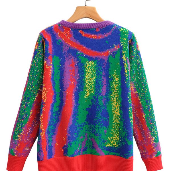 2021 new fall ff 196 europe and the united states women's tie-dye raiow pattern knitted turtleneck collar sweater c0ec, Black;white
2021 new fall ff 196 europe and the united states women's tie-dye raiow pattern knitted turtleneck collar sweater c0ec, Black;white