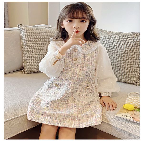 2021 new spring teenagers girl dress lady style long puff sleeves pearl princess dress clothes for kids e436, Red;yellow
2021 new spring teenagers girl dress lady style long puff sleeves pearl princess dress clothes for kids e436, Red;yellow