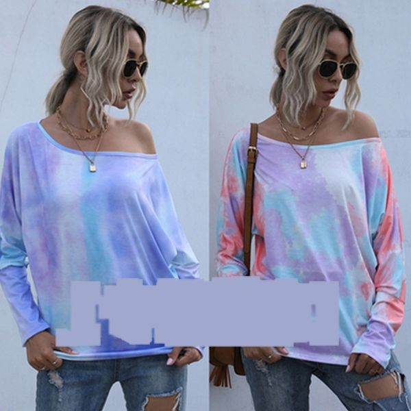 2020 tie dye t-shirt sweater t-shirt women's autumn loose round neck casual and sweater qozdf, White
2020 tie dye t-shirt sweater t-shirt women's autumn loose round neck casual and sweater qozdf, White