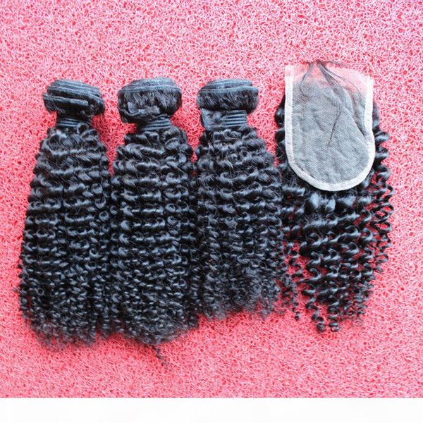 4pcs lot #1b kinky curls virgin malaysian hair bundles with 4x4 lace closure with baby hair, Black
4pcs lot #1b kinky curls virgin malaysian hair bundles with 4x4 lace closure with baby hair, Black