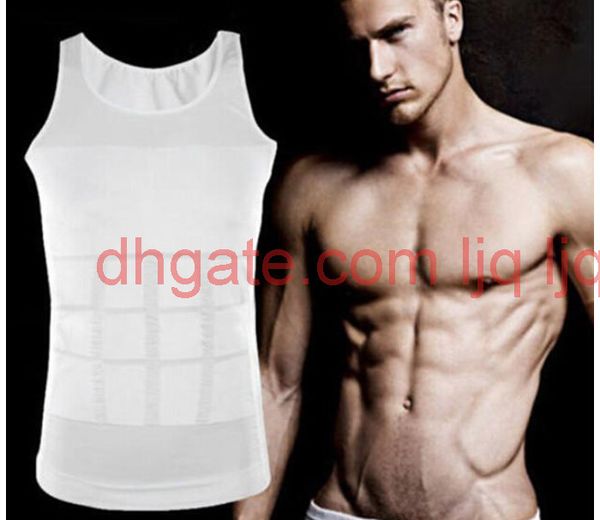 men' slimming body shaper belly fatty underwear vest shirt corset compression bodybuilding underwear, White;black
men' slimming body shaper belly fatty underwear vest shirt corset compression bodybuilding underwear, White;black
