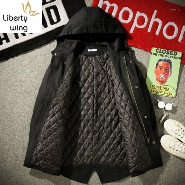 new cotton man autumn thick warm winter men coat casual male jacket high street zipper outerwear black mens windbreakers1, Black;brown
new cotton man autumn thick warm winter men coat casual male jacket high street zipper outerwear black mens windbreakers1, Black;brown