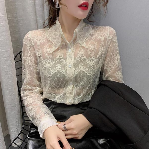women's blouses & shirts plus size fashion woman 2021 white lace blouse shirt long sleeve women blusas femininas black
women's blouses & shirts plus size fashion woman 2021 white lace blouse shirt long sleeve women blusas femininas black