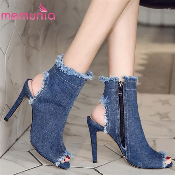 memunia 2021 new fashion denim women sandals women high heels peep toe zip spring summer party ladies shoes gladiator sandals1, Black
memunia 2021 new fashion denim women sandals women high heels peep toe zip spring summer party ladies shoes gladiator sandals1, Black