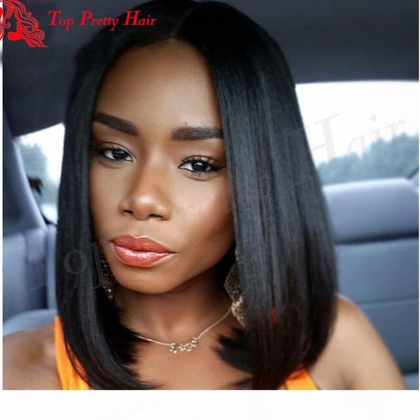 layered short black wigs human hair bob glueless full lace wigs with baby hair kinky straight lace wigs for black women, Black;brown
layered short black wigs human hair bob glueless full lace wigs with baby hair kinky straight lace wigs for black women, Black;brown