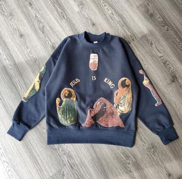 foaming print sweatshirts men women hoodie hoodies rh36, Black