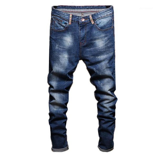 men's jeans 2021 fashion men's casual slim skinny pencil / stretch cotton washed denim trousers cowboy pants1, Blue
men's jeans 2021 fashion men's casual slim skinny pencil / stretch cotton washed denim trousers cowboy pants1, Blue