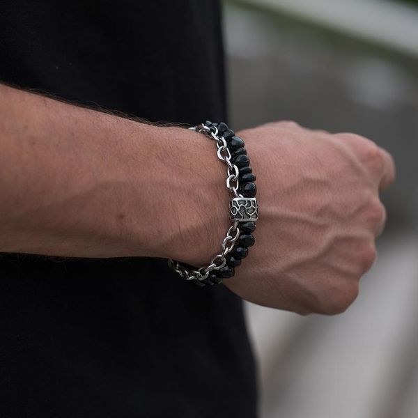 vintage braid bracelets natural irregular stone beads link chain bracelet for man multilayer boho bracelet handmade qylfao, Black
vintage braid bracelets natural irregular stone beads link chain bracelet for man multilayer boho bracelet handmade qylfao, Black
