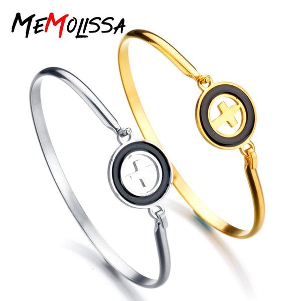 memolissa enamel little cross bangle bracelet cuff bracelets for women gold color bangle stainless steel bangles jewelry, Black
memolissa enamel little cross bangle bracelet cuff bracelets for women gold color bangle stainless steel bangles jewelry, Black