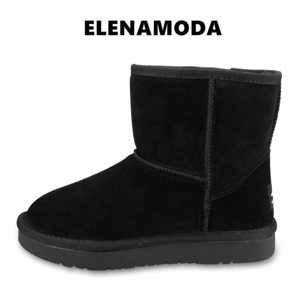 classic basic black cow suede leather women snow boots warm winter boots slip-on ankle non-slip female
classic basic black cow suede leather women snow boots warm winter boots slip-on ankle non-slip female