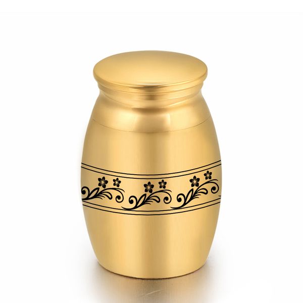 16x25mm aluminum alloy cremation ashes urn for pet/human mini keepsake engraved with flowers ashes memorial urns funeral jar, Silver
16x25mm aluminum alloy cremation ashes urn for pet/human mini keepsake engraved with flowers ashes memorial urns funeral jar, Silver