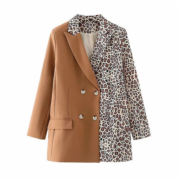 2021 new dt-27697 double breasted medium length coat leopard color matching suit qkol, Black;brown
2021 new dt-27697 double breasted medium length coat leopard color matching suit qkol, Black;brown