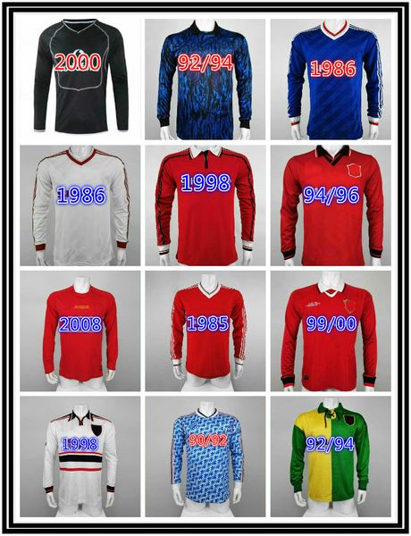 92 93 cantona giggs keane retro long sleeve soccer jerseys 1998 1999 beckham ronaldo solskjaer scholes rooney chicharito, Black;yellow
92 93 cantona giggs keane retro long sleeve soccer jerseys 1998 1999 beckham ronaldo solskjaer scholes rooney chicharito, Black;yellow