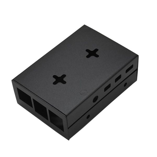 for raspberry pi 4 aluminum case with cooling fan metal shell enclosure for rpi raspberry pi 4 model b