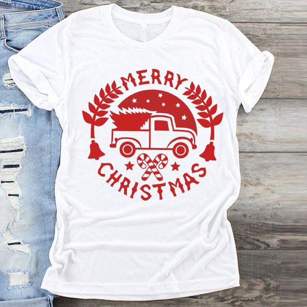 women clothing star truck tree printing merry christmas print clothes graphic t shirt ladies female tshirts tee t shirt, White
women clothing star truck tree printing merry christmas print clothes graphic t shirt ladies female tshirts tee t shirt, White