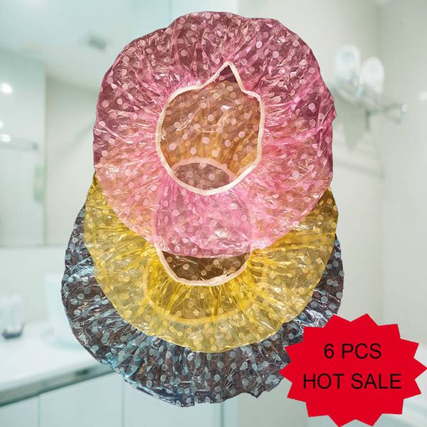 1pcs clear disposable plastic shower caps large elastic thick bath beanie women spa bathing accessory
1pcs clear disposable plastic shower caps large elastic thick bath beanie women spa bathing accessory