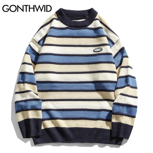 gonthwid knited радуга stripe свитер streetwear мужчины женщины hip hop повседневная harajuku hipster пуловеры трикотажные топы вязание outw, White;black
gonthwid knited радуга stripe свитер streetwear мужчины женщины hip hop повседневная harajuku hipster пуловеры трикотажные топы вязание outw, White;black