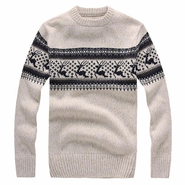 men's sweaters mens winter christmas sweater with deer fashion brand clothing slim fit pullover men knitted, White;black
men's sweaters mens winter christmas sweater with deer fashion brand clothing slim fit pullover men knitted, White;black