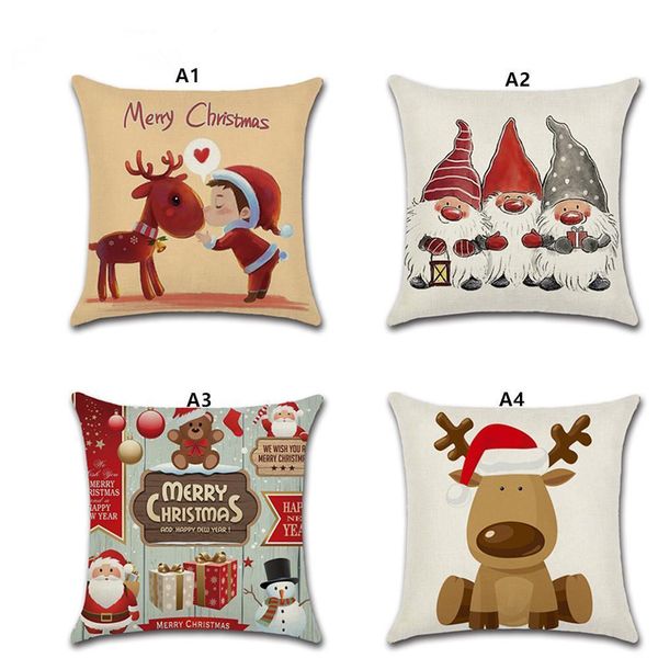 80 colors case 45*45cm elk christmas pillow cover santa cushion covers retro plaid pillowcase dhb2952
80 colors case 45*45cm elk christmas pillow cover santa cushion covers retro plaid pillowcase dhb2952