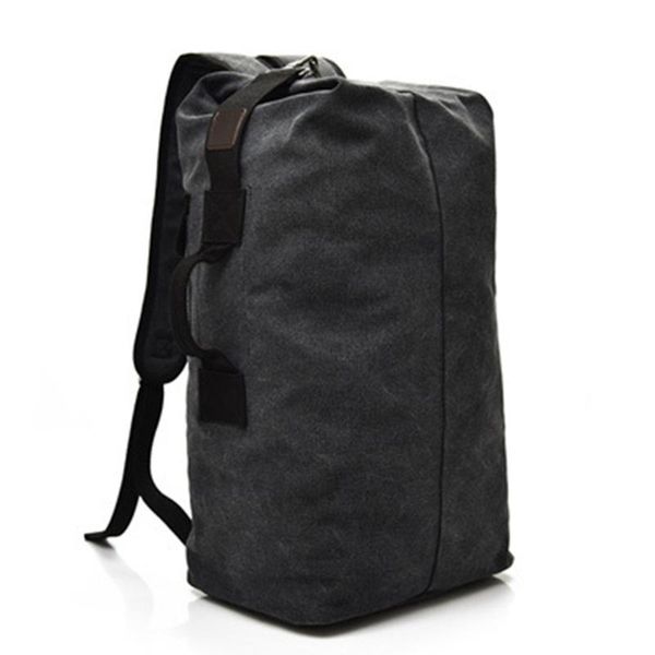 backpack style men durable canvas multi-use fabala hiking bag outdoor exercise travel luggage large capacity
