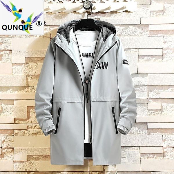 men's trench coats qunque 2021 autumn casual thin section windbreaker mid-length fashion urban hooded jacket, Tan;black
men's trench coats qunque 2021 autumn casual thin section windbreaker mid-length fashion urban hooded jacket, Tan;black