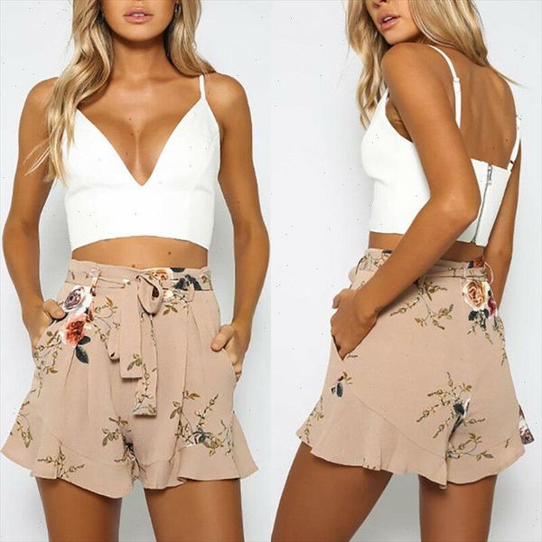 women vintage floral shorts summer casual bow lady beach high waist short trousers drop shipping good quality, White;black
women vintage floral shorts summer casual bow lady beach high waist short trousers drop shipping good quality, White;black