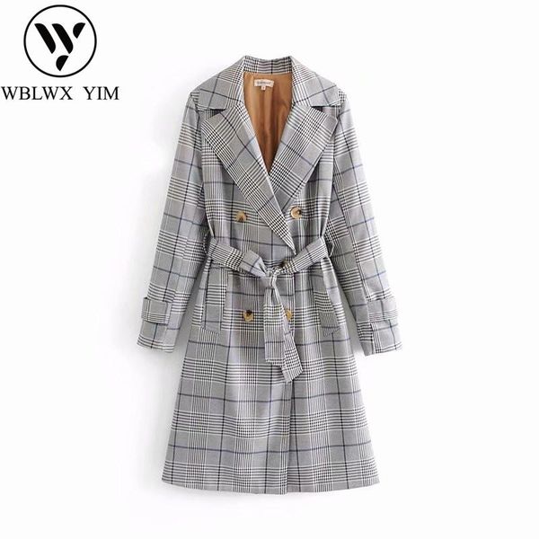 classic double breasted long trench coat women fashion plaid belt slim trench coat women spring autumn casual business outerwear, Tan;black
classic double breasted long trench coat women fashion plaid belt slim trench coat women spring autumn casual business outerwear, Tan;black