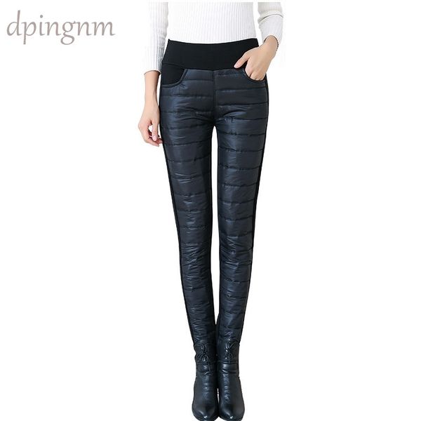 thicken down cotton winter warm pants women elastic waist ladies skinny trousers women's casual leggings outwear female pants y200418, Black;white
thicken down cotton winter warm pants women elastic waist ladies skinny trousers women's casual leggings outwear female pants y200418, Black;white