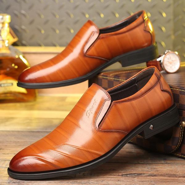 summer men's casual shoes leather breathable men's leather shoes pointed driving business suit cowhide dress, Black
summer men's casual shoes leather breathable men's leather shoes pointed driving business suit cowhide dress, Black
