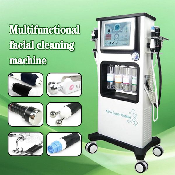 7 in 1 multifunction alice super bubble jet peel oxygen spray facial therapy machine for skin care#004