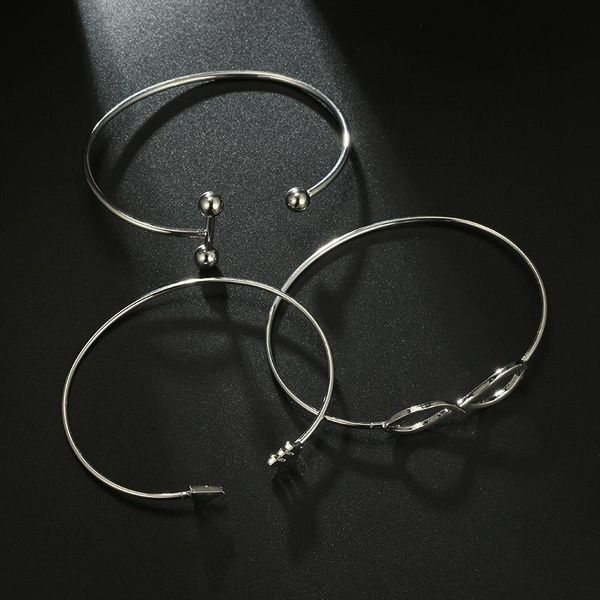 charm bracelets 3 pcs/ personality fashion stainless steel gold color adjustable open cuff men women trendy simple bangles wholesale, Golden;silver
charm bracelets 3 pcs/ personality fashion stainless steel gold color adjustable open cuff men women trendy simple bangles wholesale, Golden;silver