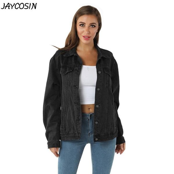 jaycosin women denim coat solid cowboy long sleeve lapel pocket button short jean jacket casual fashionable female outwear coats, Black;brown
jaycosin women denim coat solid cowboy long sleeve lapel pocket button short jean jacket casual fashionable female outwear coats, Black;brown