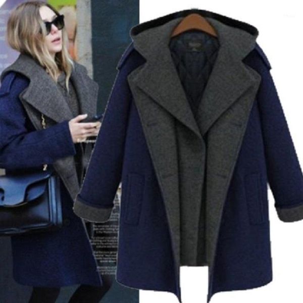 new winter women's clothing wool and blend trench cotton filler warm clothing fake two piece european coat outerwear m-5xl 50891, Black
new winter women's clothing wool and blend trench cotton filler warm clothing fake two piece european coat outerwear m-5xl 50891, Black