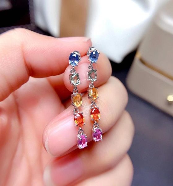 stud the engagement gift natural sapphire earrings 925 sterling silver fine elegant jewelry for women earring, Golden;silver
stud the engagement gift natural sapphire earrings 925 sterling silver fine elegant jewelry for women earring, Golden;silver