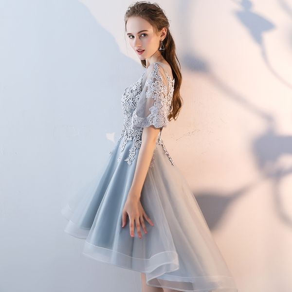 robe de soiree new arrival gray a-line lace up evening dress with appliques party dresses prom dresses tailor custom made, Black;red
robe de soiree new arrival gray a-line lace up evening dress with appliques party dresses prom dresses tailor custom made, Black;red