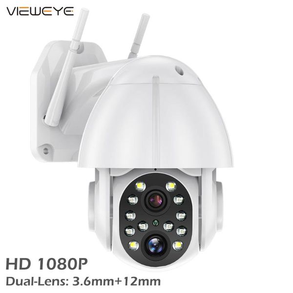 hd dual-lens 3.6mm+12mm ptz wifi camera outdoor auto tracking home security ip camera 2mp audio speed dome h.265 ycc365+
hd dual-lens 3.6mm+12mm ptz wifi camera outdoor auto tracking home security ip camera 2mp audio speed dome h.265 ycc365+