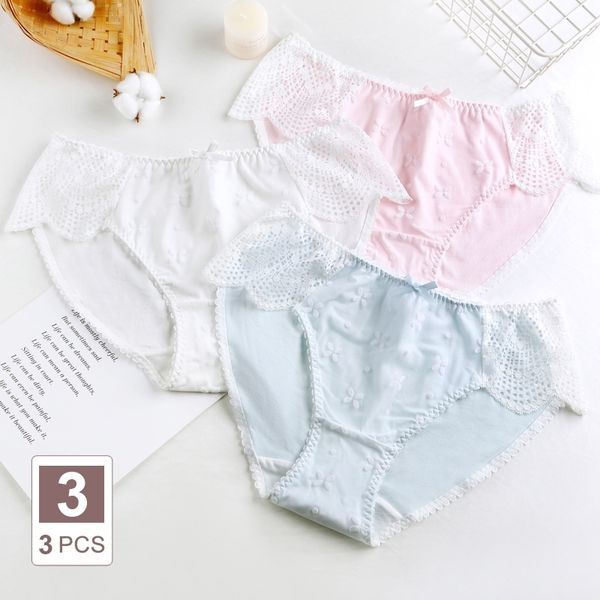 plus size women's cotton briefs lace bow embroidery kawaii cute cotton female underwear women panties large sizes 5xl 6xl y200425, Black;pink
plus size women's cotton briefs lace bow embroidery kawaii cute cotton female underwear women panties large sizes 5xl 6xl y200425, Black;pink