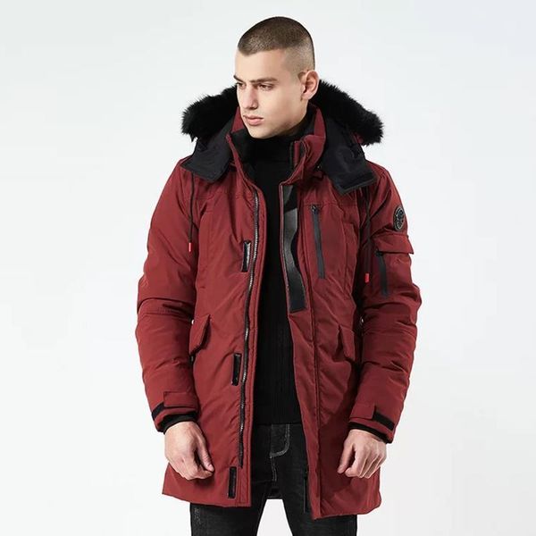 2018 winter jackets for men fur hooded parka detachable warm wind breaker long stylish mens winter coats men parkas for russia1, Black
2018 winter jackets for men fur hooded parka detachable warm wind breaker long stylish mens winter coats men parkas for russia1, Black
